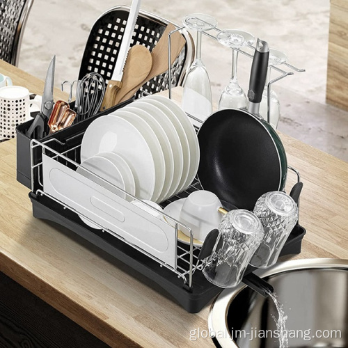 1 Tier Dish Rack Rust Proof Dish Drainer For Kitchen Countertop Manufactory